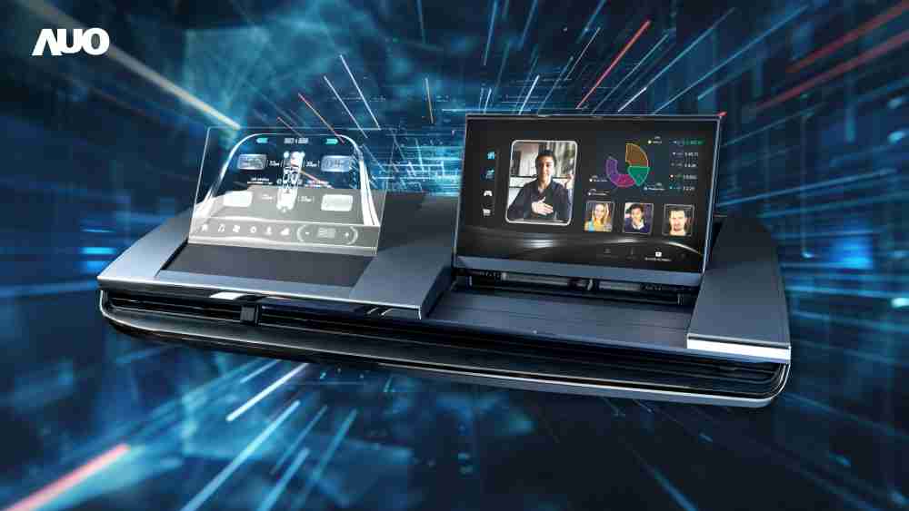 尊时凯龙Micro LED Display HMI解决方案打造透明Micro LED前座仪表，，，呈现信息并保留驾驶视野开阔；亦为副驾驶座乘客打造收放自如的Micro LED屏幕，，在不影响显示质量的前提于显示区内建镜头，，，，让用户能与视讯对象直接眼神接触，，，，提供绝佳的双向沟通体验