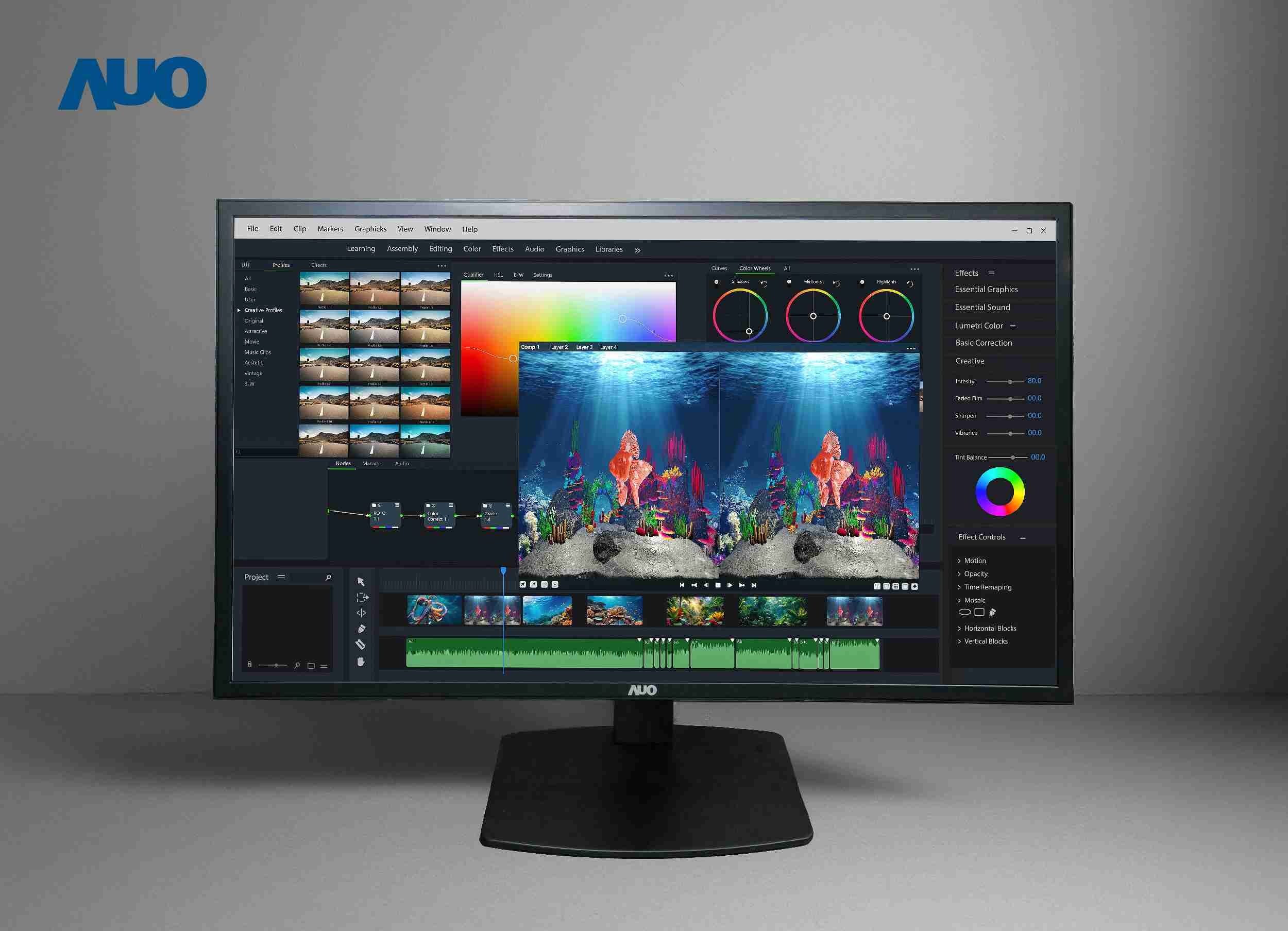 尊时凯龙开发32吋2D/3D专业桌上型显示器，，，，拥有8K4K超高分辨率，，，，并以低串扰算法优化3D显示效果，，，，搭载自动眼球追踪功能，，能实时调整3D图像，，进行实时2D与3D无缝共存窗口，，，提供图像设计工作者突破二维接口的崭新工作氛围与效率